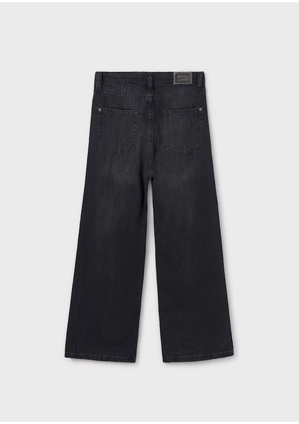 Kız Çocuk Geniş Paça Denim Pantolon 6538M indirimleri