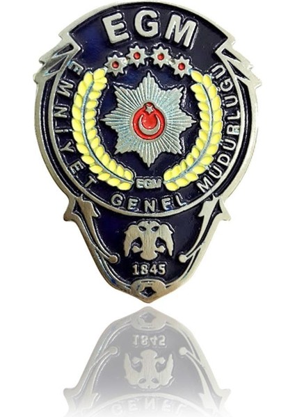 Single Sword Polis Metal Cüzdan Rozeti