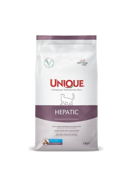 Hepatic Tavuklu ve Pirinçli 2 kg Kedi Maması
