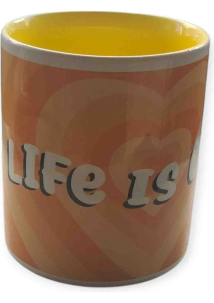 "life Is Cool" Yazılı Kupa modelleri