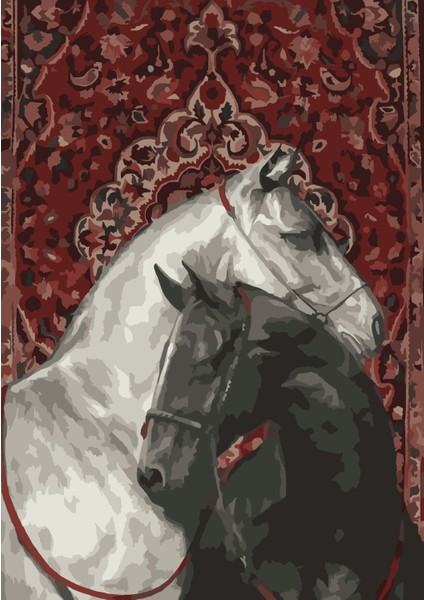 Sayılarla Boyama Seti Otantik Eser 40X50 cm fiyatları