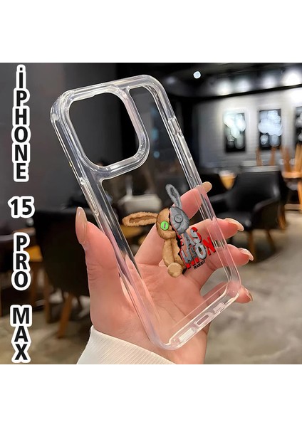Iphone 15 Pro Max Rabbit Baskılı Telefon Kılıfı