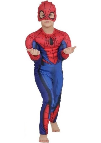 Spiderman Kaslı Çocuk Kostümü