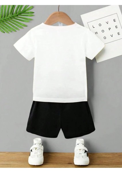 Kıng Basklı Şort/t-Shirt Alt-Üst Yazlık Çocuk Takım fiyatları