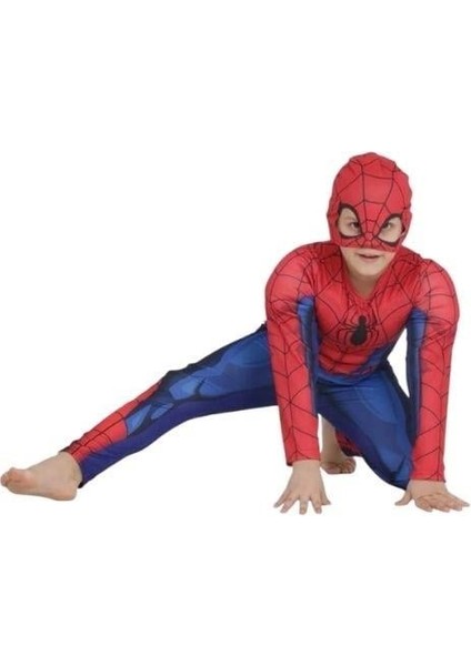 Spiderman Kaslı Çocuk Kostümü modelleri