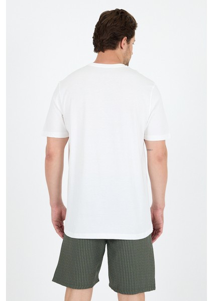 Erkek %100 Pamuk Bisiklet Yaka Kısa Kollu Baskılı T-Shirt Rahat ve Şık Günlük Tişört 0106 indirimleri