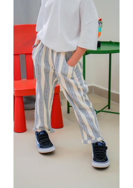 Çocuk Desenli Yumuşak Pantolon