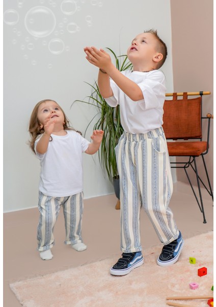 Çocuk Desenli Yumuşak Pantolon