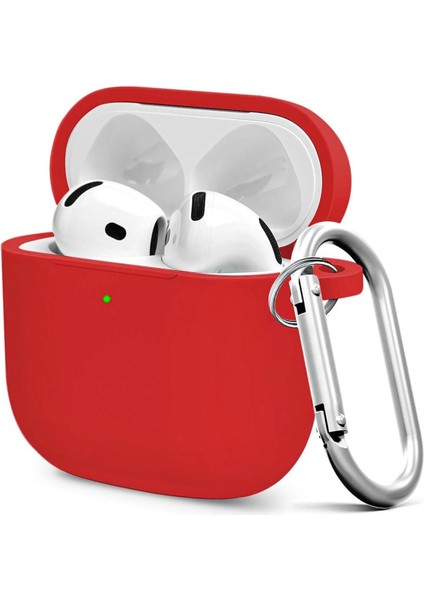 Airpods 4. Nesil Uyumlu Soft Silikon Kılıf (Düz Renkler)