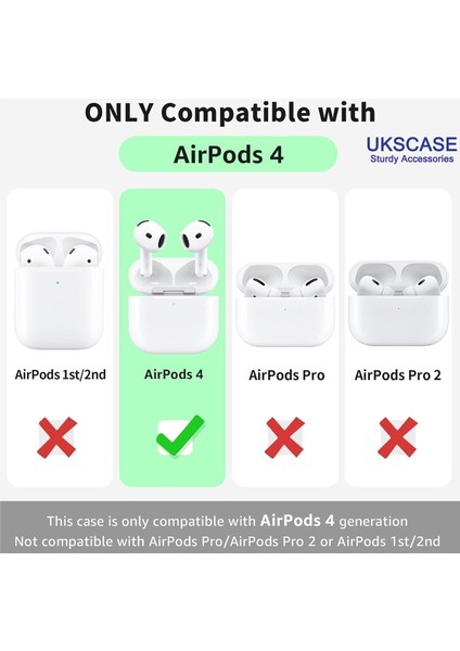 Airpods 4. Nesil Uyumlu Soft Silikon Kılıf (Düz Renkler) fiyatları