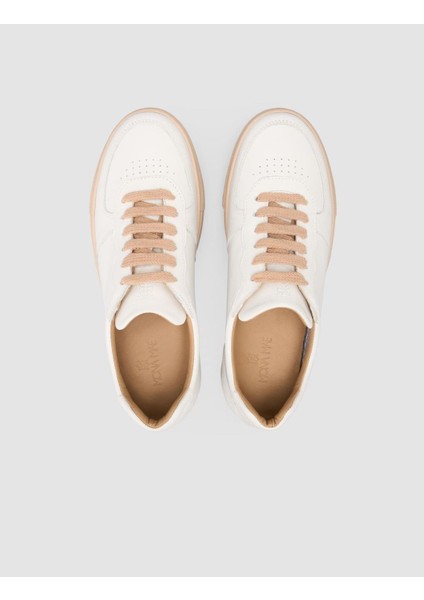 Beyaz - Pembe Detaylı Kadın Sneaker fırsatları