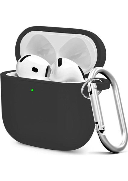 Airpods 4. Nesil Uyumlu Soft Silikon Kılıf (Düz Renkler)