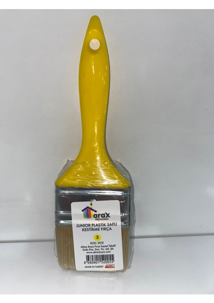 Junior Plastik Saplı Kestirme Fırçası No:3 KOD:2015