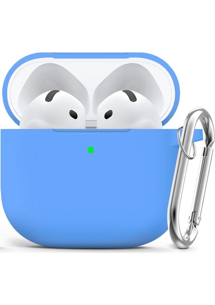 Airpods 4. Nesil Uyumlu Soft Silikon Kılıf (Düz Renkler)