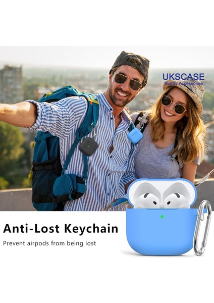 Airpods 4. Nesil Uyumlu Soft Silikon Kılıf (Düz Renkler) modelleri