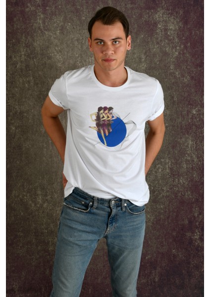 Dancing Point Erkek Baskılı T-Shirt