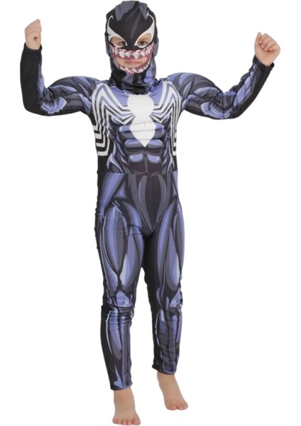 Spiderman Kaslı Çocuk Kostümü