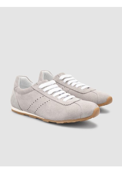 %100 Hakiki Deri Gri Süet Kadın Spor Ayakkabı fiyatları