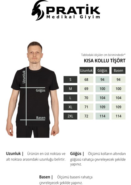 Beyaz Paramedik Polo Yaka Tişört