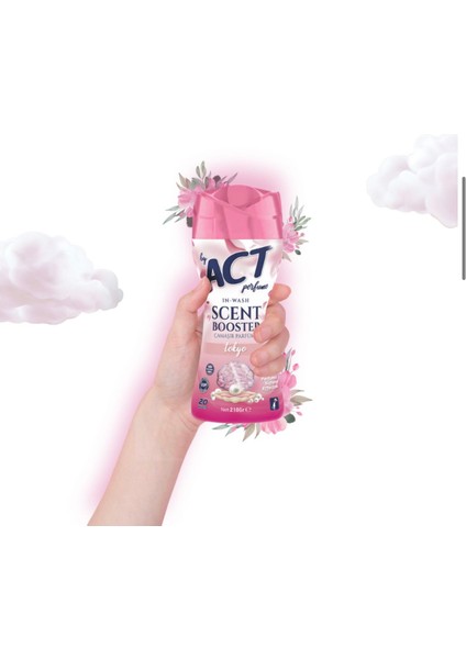 By ACT Çamaşır Parfümü& Çamaşır Yumuşatıcı Granül Tokyo 10 Adet 1 Koli x 210 gr