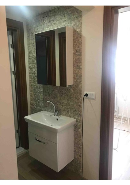 70X38CM Silinebilir Kendinden Yapışkanlı Çift Renk Gri Beyaz Esnek Tuğla Sünger Duvar Paneli Kağıdı fırsatları