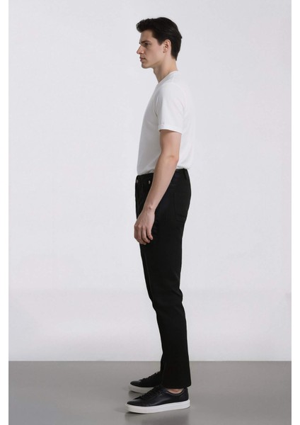 Carlo Skinny Fit Ekstra Dar Kalıp Normal Bel Ekstra Dar Paça Siyah Jean Pantolon R8763AZ24AU indirimleri