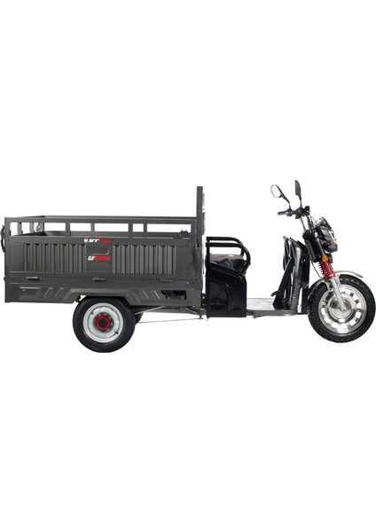 GF5000 3 Tekerli Kasalı Elektrikli Moped - Gri fiyatları