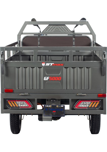 GF5000 3 Tekerli Kasalı Elektrikli Moped - Gri fırsatları