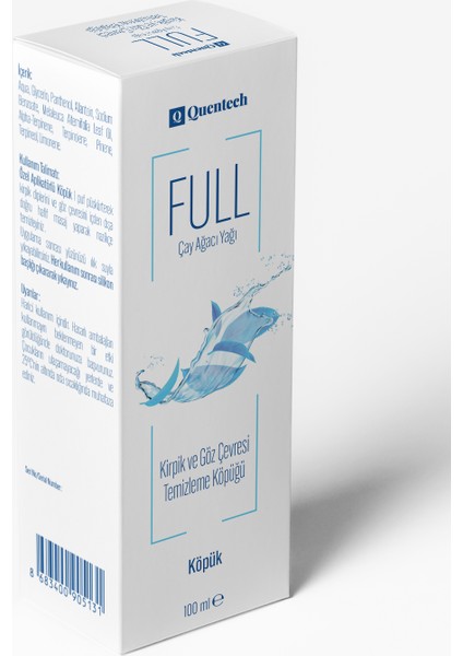 Full Kirpik ve Göz Çevresi Temizleme Köpüğü 100ML