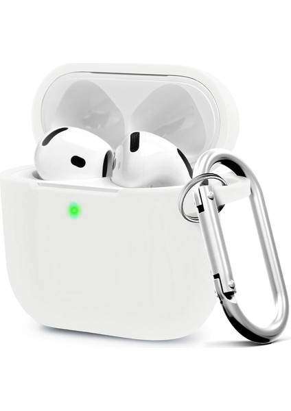 Airpods 4. Nesil Uyumlu Soft Silikon Kılıf (Düz Renkler)