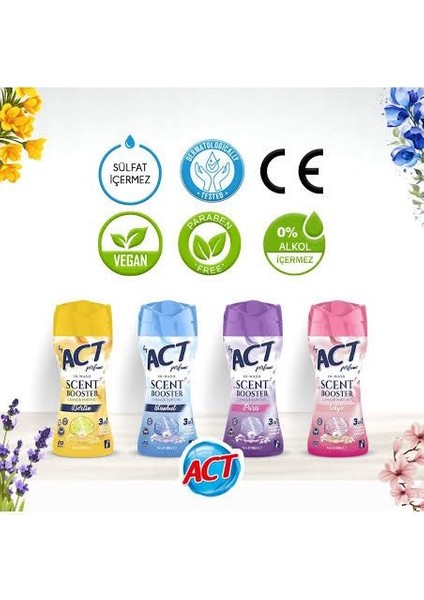 By Act Granül Çamaşır Parfümü&çamaşır Yumuşatıcı Paris 10 Adet x 210 gr