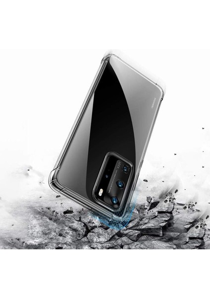 Huawei P40 Pro Uyumlu Darbe Önleyici Sararmaya Dayanıklı Airbag Korumalı Ultra Slim Tpu Şeffaf Silikon Kılıf indirimleri