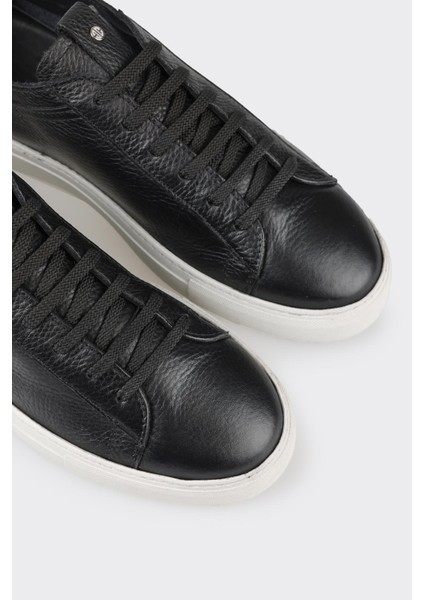 Siyah Deri Erkek Günlük Ayakkabı indirimleri