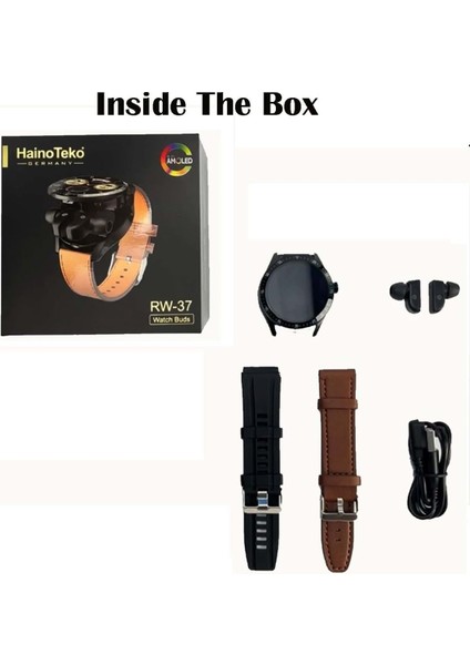Haino Teko Rw-37 Watch Buds, Kulaklık ve Akıllı Saat Set fırsatları