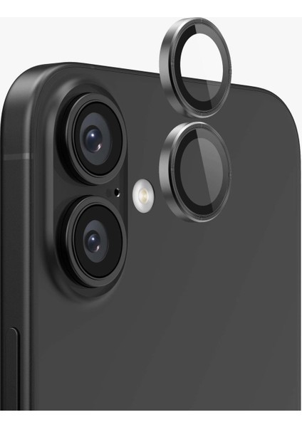 iPhone 16 Magsafe Şeffaf Kılıf + Hayalet Ekran Koruyucu + Kamera Lens Koruyucu (Siyah) modelleri