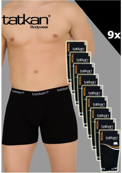 Tatkan 9'lu Erkek Penye Modal Boxershort