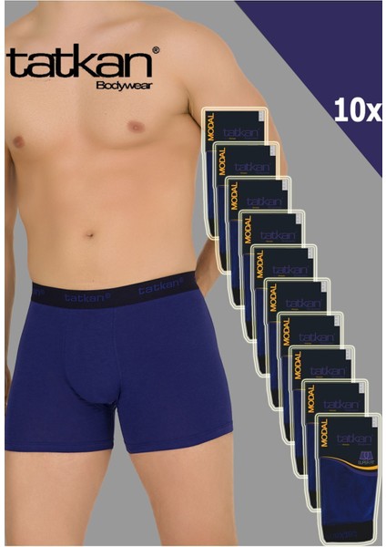 Tatkan 10'lu Erkek Penye Modal Boxershort