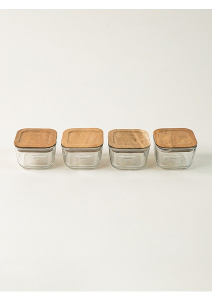 Cosy Akasya Vakumlu Kapaklı Cam Kase Seti - 4 Parça fiyatları