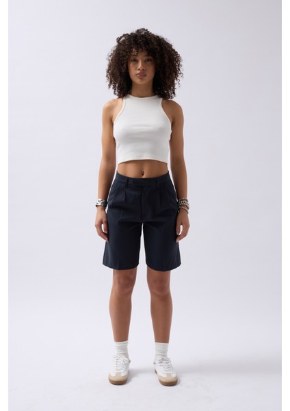 Halter Yaka Beyaz Crop fiyatları