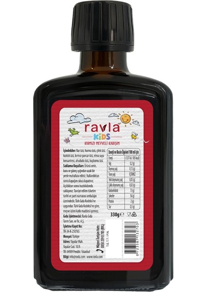 Kids Kırmızı Meyveli Karışım - 330g