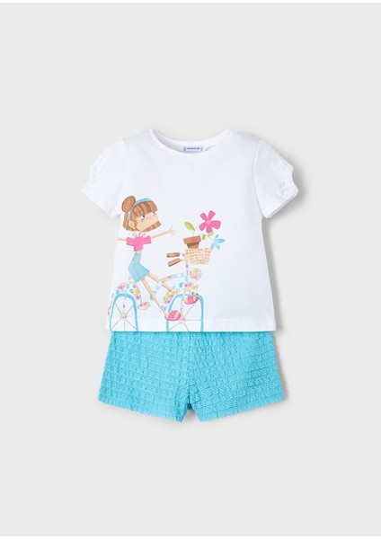 Kız Çocuk Şort Takım 3211M