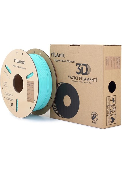 Yüksek Hızlı Hyper Pla+ Filament 1.75MM 1kg-Mint Yeşil