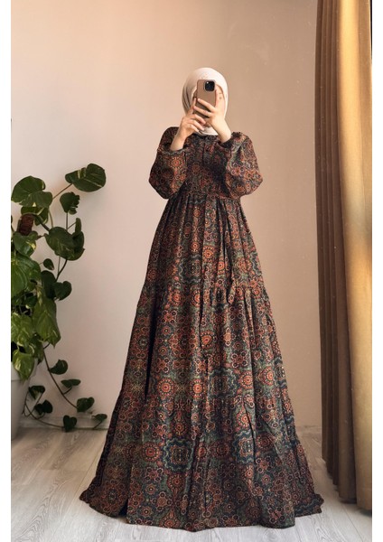 Çiçek Bahçesi Elbise- 0022