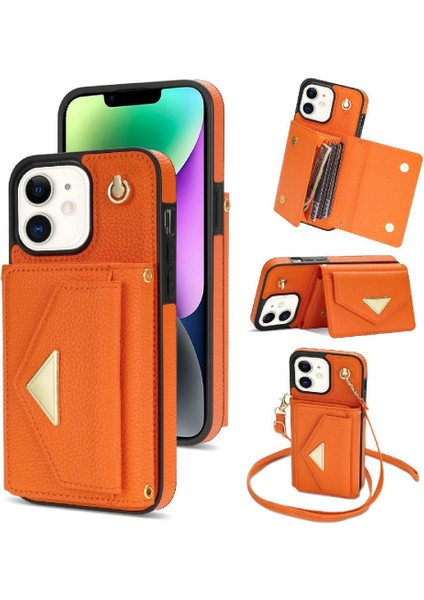IPhone 11 Akordeon Kart Cüzdan Kılıf Kart Tutucu Kapak Pu ile Uyumlu (Yurt Dışından)