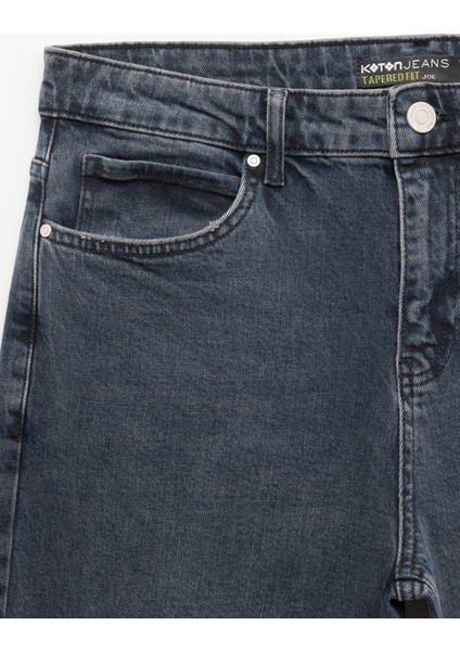 Pamuklu Normal Bel Tapered Fit Jean Pantolon - Joe Jean