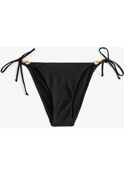 Aksesuarlı Yanları Ipli Bikini Altı