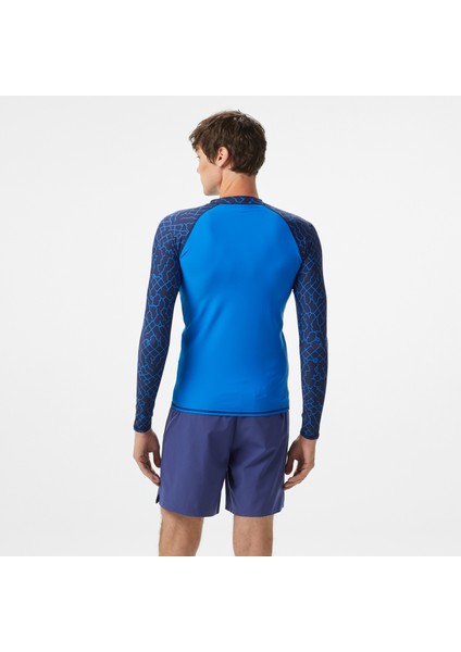 Rash Vest L/s Allover Erkek Mavi T-SHIRT.871 fiyatları