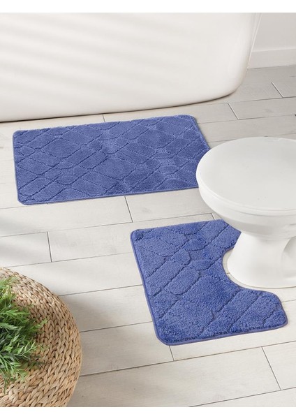 Banyo Paspası Silver Serenity U Tip 2’li Set