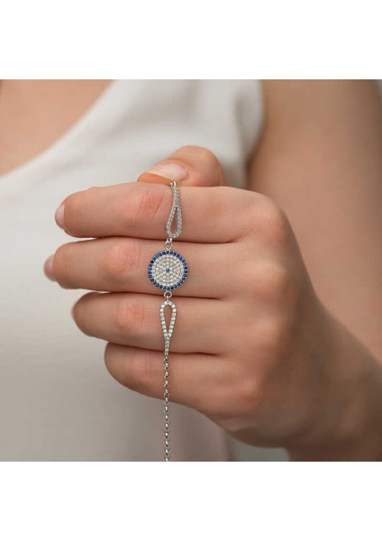 Gümüş Nazar Bayan Bileklik fiyatları