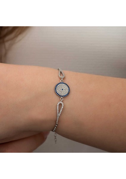 Gümüş Nazar Bayan Bileklik indirimleri